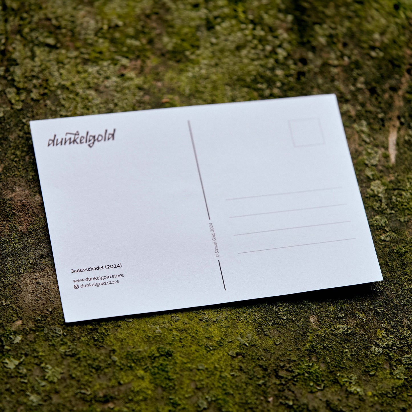 Postkarte "Janusschädel"